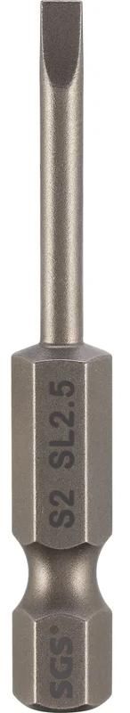 Бита шлицевая SL SGS, сталь S2 - фото